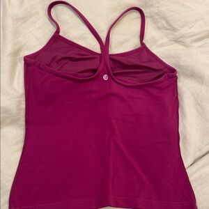 Lululemon Athletica Burgundy Tank Top